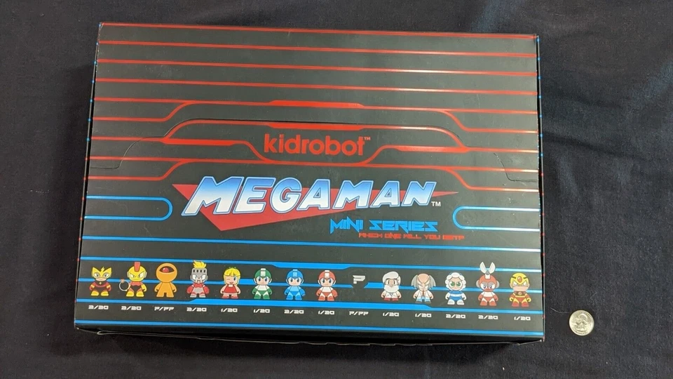 Full Case Of 20 Kidrobot Capcom Mega Man Mini Series Sealed Mystery Boxes - Image 2 of 4