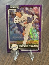2026 Topps Series 1 - Yoshinobu Yamamoto #90 Purple Holofoil /250 