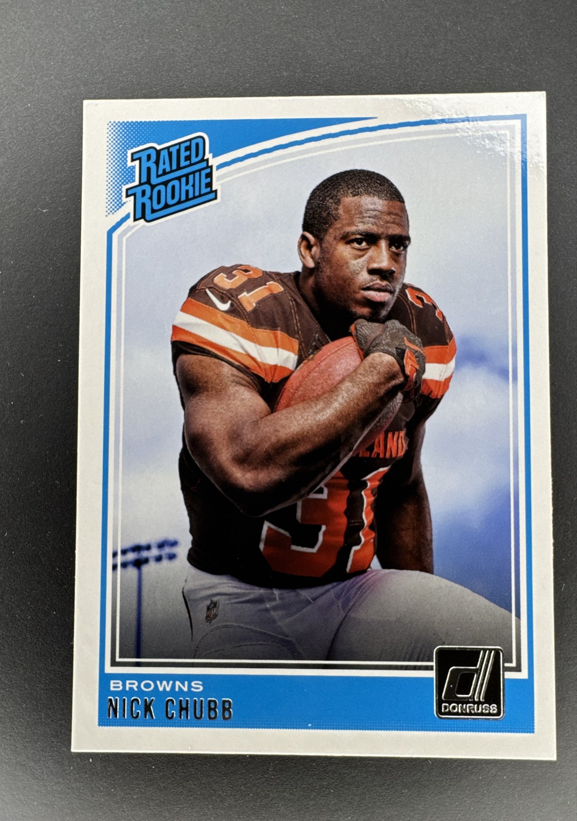 2018 Panini Donruss - Rated Rookie Nick Chubb #308 (RC)