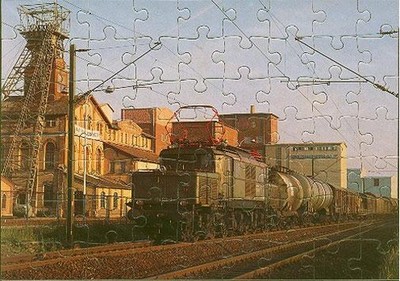 Eisenbahn Kinder-Puzzle  ·  Elektro-Lokomotive 193 016 (E 93)  · DB · NEU/OVP