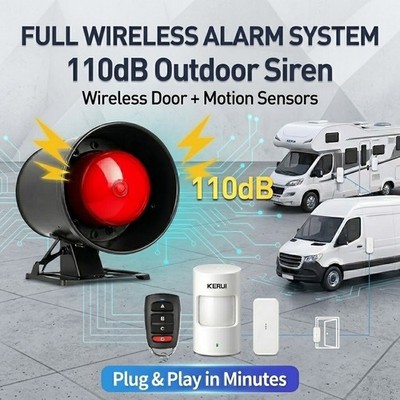 Camper Van-Wohnmobil-Wohnwagen Funk Fernbedienung Alarm Sicherheit Bewegung - Türsensor