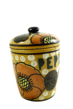 IDEA ARREDO CUCINA VINTAGE  1930 BARATTOLO PORTA PEPE CERAMICA PISA TOSCANA