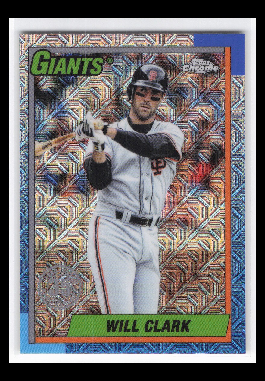 Will Clark #T90C-75 Baseball Cards 2025 Topps 1990 Chrome trading card — raw and PSA graded price guide