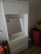 Dressing Table with Mirror and Drawers