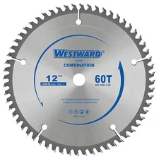 Westward 24Em02 12", 60-Teeth Circular Saw Blade