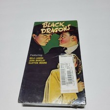 Black Dragons Movie VHS tape Bela Lugosi rare classic from 1942 New unopened