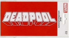 Deadpool Marvel decal 1 sheet white logo Sandy Lion New factory sealed