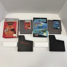Jordan vs. Bird: One-on-One and Silent Service Nintendo NES - Game and Box ONLY