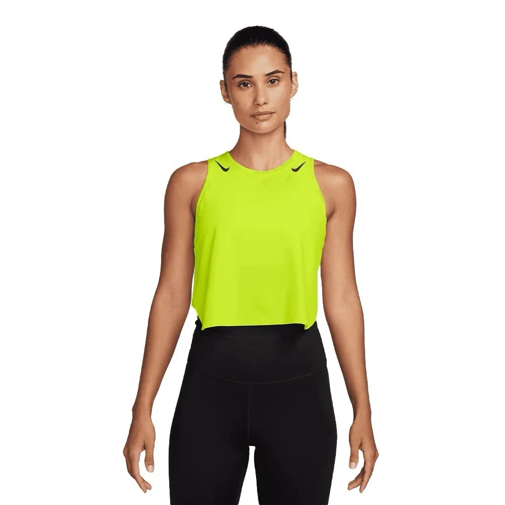 NWT Nike AeroSwift Dri-FIT ADV Cropped Running Tank Top FN2713-389 Size Small