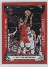 2023-24 Panini Photogenic Rookies in Motion Scoot Henderson #6 10qe