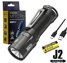Nitecore MT1C Pro 1000 Lumens USB-C Rechargeable EDC Flashlight
