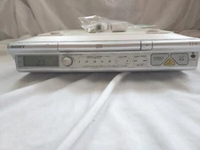 Sony Slim Under Cabinet FM/AM CD Kitchen Clock Radio LIV ICF-CD543RM Tested!