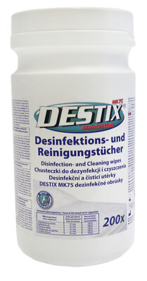 200 Desinfektionstücher in Spenderbox Flächendesinfektion (Viren HBV HIV)
