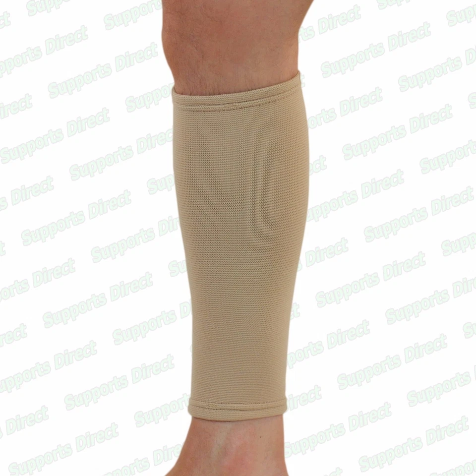 Elastic Compression Calf Support Sleeve Muscle Brace Shin Splints Cramp Injury - Image 3 of 4