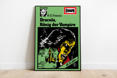 Vintage Poster Dracula, König der Vampire EUROPA GRUSEL (H.G. Francis) DinA1