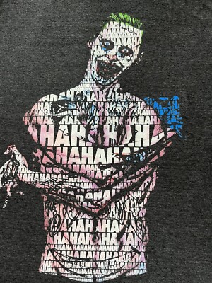 Suicide Squad Size Large Joker DC Comics HAHAHAHA Graphic