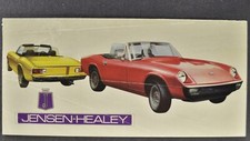 1972 Jensen-healey Small Brochure Folder Convertible Roadster Original 72