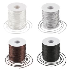 1Roll 1.5mm Durable Polyester Rattail Satin Cord Beading Thread String Jewelry