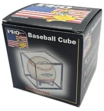 Pro-Mold Ball Cube IV Square Holder UV Protected Baseball Display Case USA Made