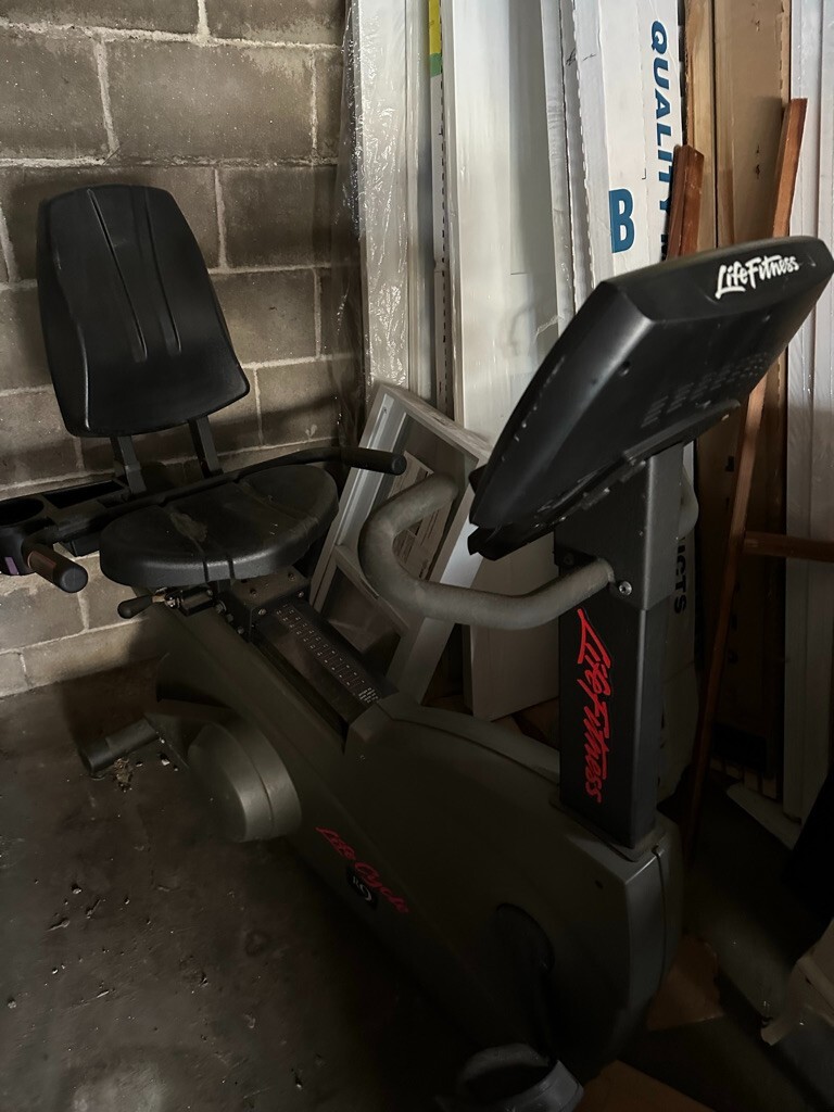 Lifecycle Life Fitness recumbent exercise bike eBay