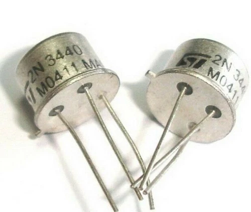 10 PCS 2N3440 CAN 2N 3440 SILICON NPN TRANSISTORS