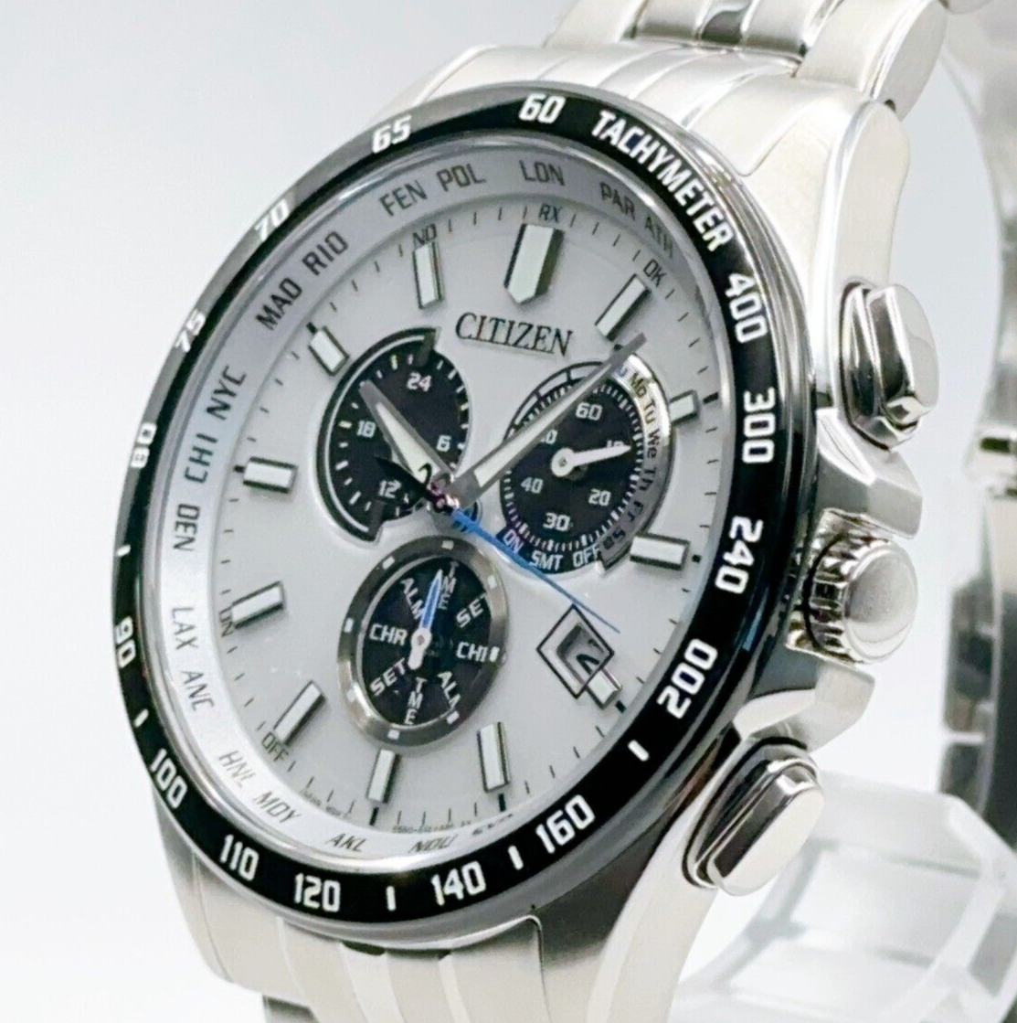 Citizen Collection CB5874-90A Eco-Drive Chronograph Atomic