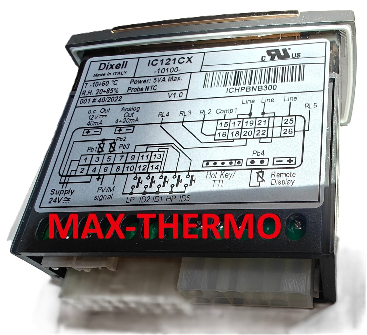 Dixell ICHILL IC121CX-10100 V1.0 Controller 24V for heat pump and