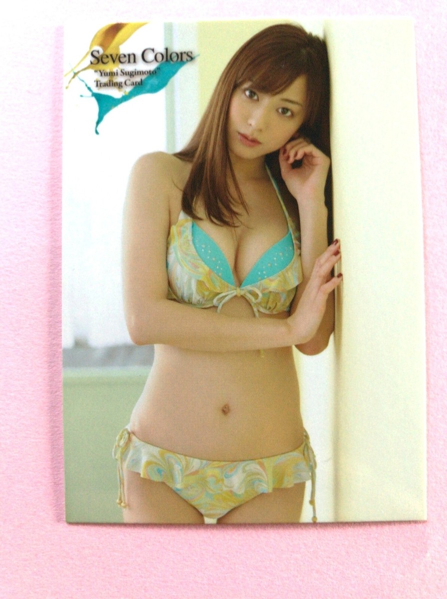 セクシーカード パラ 4449 RG04 Yumi Sugimoto TCG CARD 2013 Seven Colors gravure Bikini