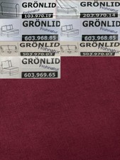 Ikea GRÖNLID Bezug für Ecksofa U-förmig mit Hocker Ljungen dunkelrot neu OVP 