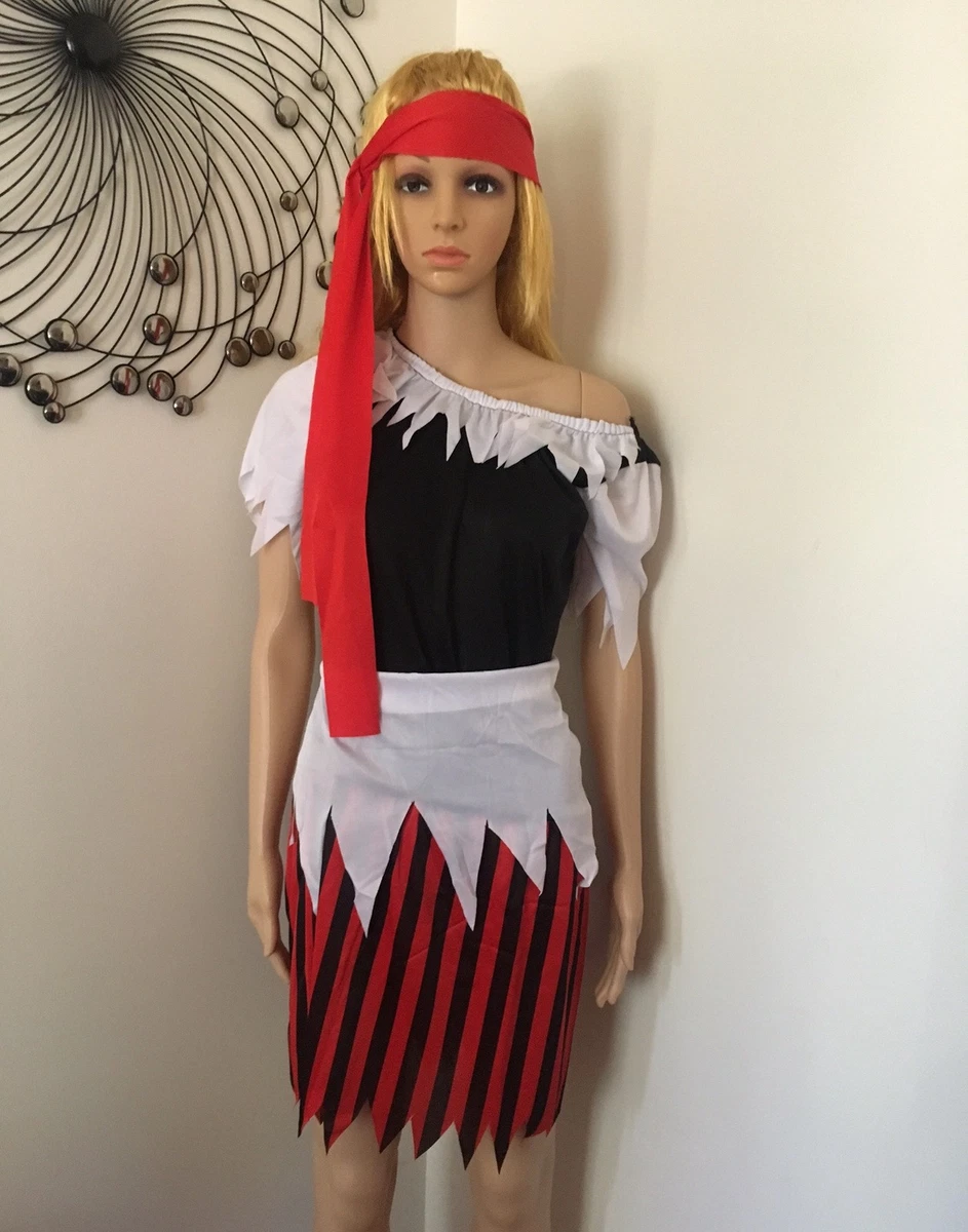 ebay ladies fancy dress Ladies PURITAN SCHOOL WITCH Halloween Fancy Dress Costume Adult Clever Horror