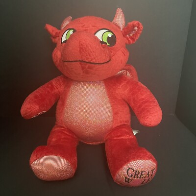 Build A Bear Red Dragon Magic Quest Ellie 15'' Plush Great Wolf Lodge Exclusive
