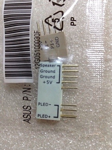 4 szt. ASUS Płyta główna Panel przedni USB Q-Connector Kit, ORYGINALNA CZĘŚĆ - Zdjęcie 2 z 2