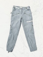 Christian DIOR by John Galliano Blue RARE Vintage Pants Lace Up Pants SZ S 4