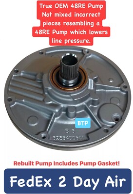 TRUE OEM 48RE REBUILT TRANSMISSION PUMP 03-07 52854006AA CUMMINS