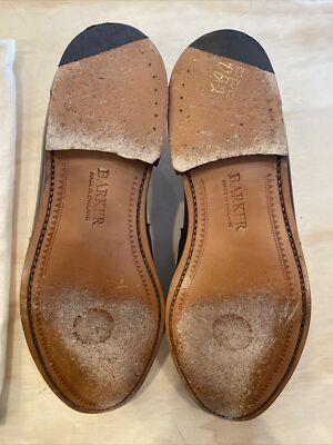 0018 su) Barker Portsmouth 442426 Brown Leather Loafers Sz 10 US