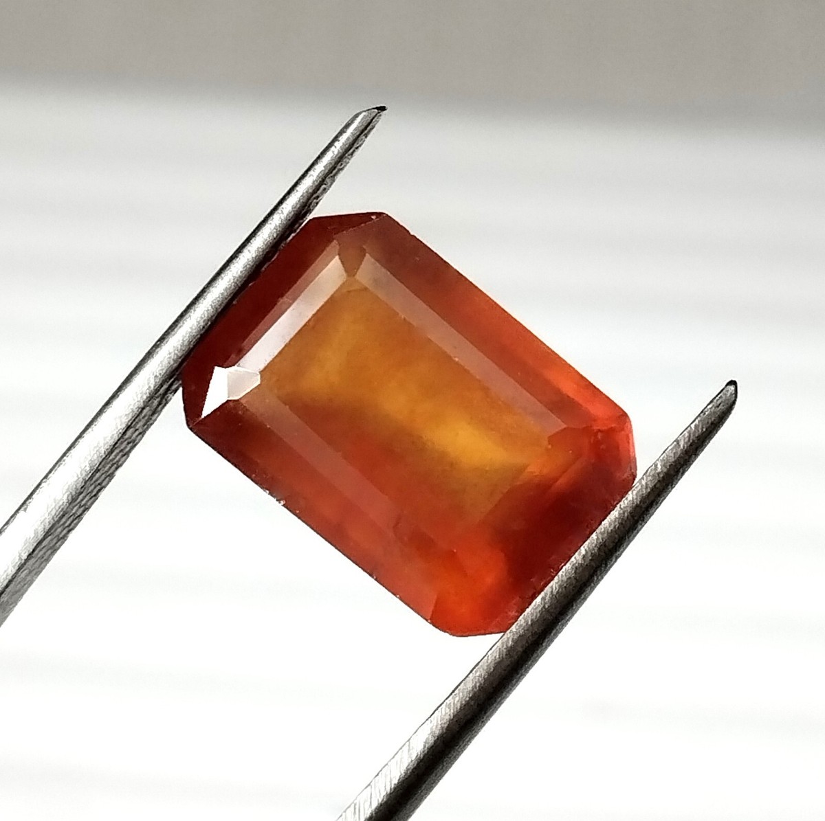 AAA Rare Natural Faceted Orange Garnet 13.3X9.2 mm Octagon