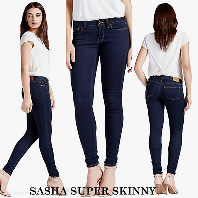 Jean Femme Lucky Brand Sasha Super Skinny Blanc - Taille 32 (14) - Neuf Avec étiquettes - Stretch