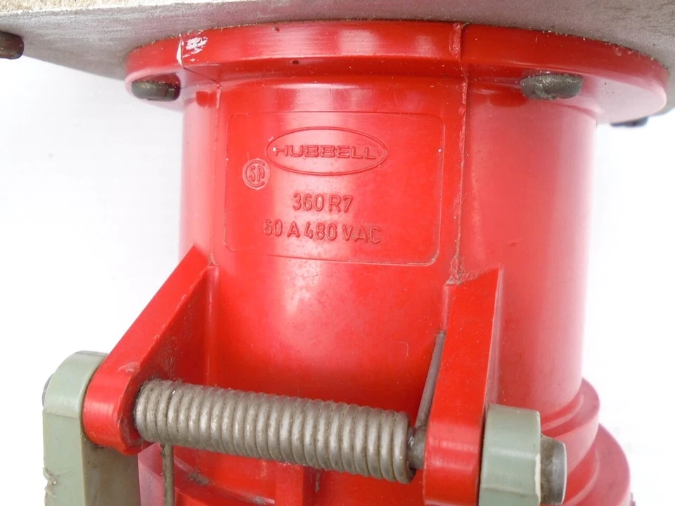 HUBBELL - 360R7 & BB601W - ШТИФТ И РУКАВ И УГОЛ ЗАДНЕЙ КОРОБКИ - 60A, 2P/3W 480V - Изображение 4 из 4