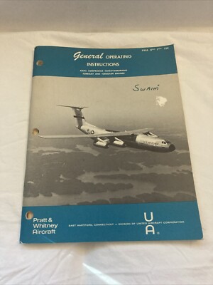 Pratt Whitney General Instructions axial compressor nonafterburning turbojet