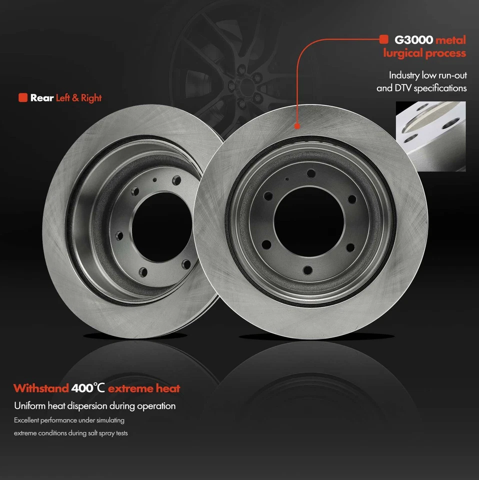 2 шт. новые задние дисковые тормозные диски для Honda Passport Acura SLX Isuzu Rodeo Trooper - Изображение 3 из 4