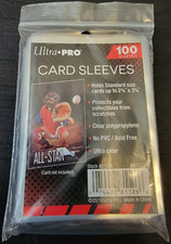 100 Ultra Pro Ultrapro Brand Standard Card Sleeves 1 Package Pack Ultra Clear