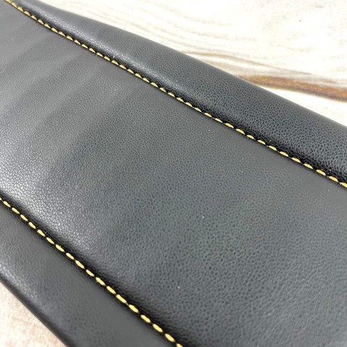 Walker & Williams C-22 Extra Wide Double Padded Dark Brown Leather Guitar Strap - Picture 10 of 14