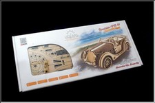 UGears Roadster VM-01 - Wooden Mechanical Model - 437 Pieces New In Sealed Box