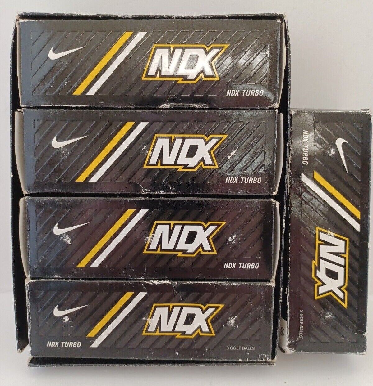 Nike Distance NDX Turbo Nike Distance 5 Sleeves 15 Golf Balls #3, #2, #1 