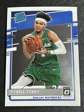 2020-21 Donruss Optic Basketball Rated Rookie #181 Tyrell Terry Dallas Mavs 1A