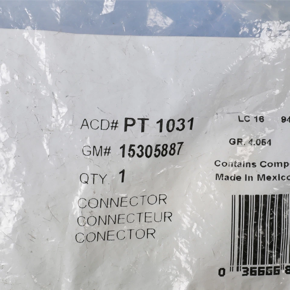 NUEVO GENUINO Interruptor de Seguridad Neutro Conector Arnés de Cable 1995-2004 GM 15305887 Foto 4 de 4