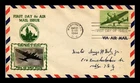US COVER AIR MAIL 8C FIRST DAY ISSUE SCOTT C26 CROSBY PHOTO CACHET