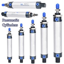 Pneumatic Air Cylinders Single Rod Double Acting Mini MAL16mm-40mm Cylinder Bore