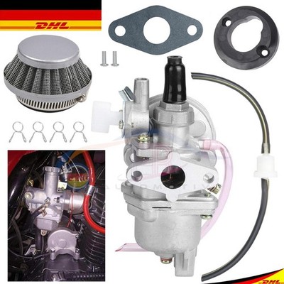 2-Takt 49cc Vergaser + Luftfilter Set Für Miniquad Pocketbike Quad ATV Dirtbike