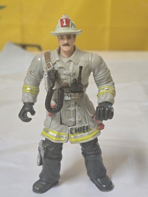 Chap Mei Fire Squad Rescue Fire Chief 4'' Action Figure